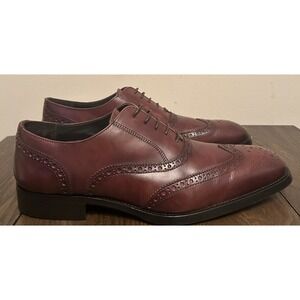 To Boot New York Winthrop Wingtip Leather Oxford Marron Brown Men's Size 11 Shoe